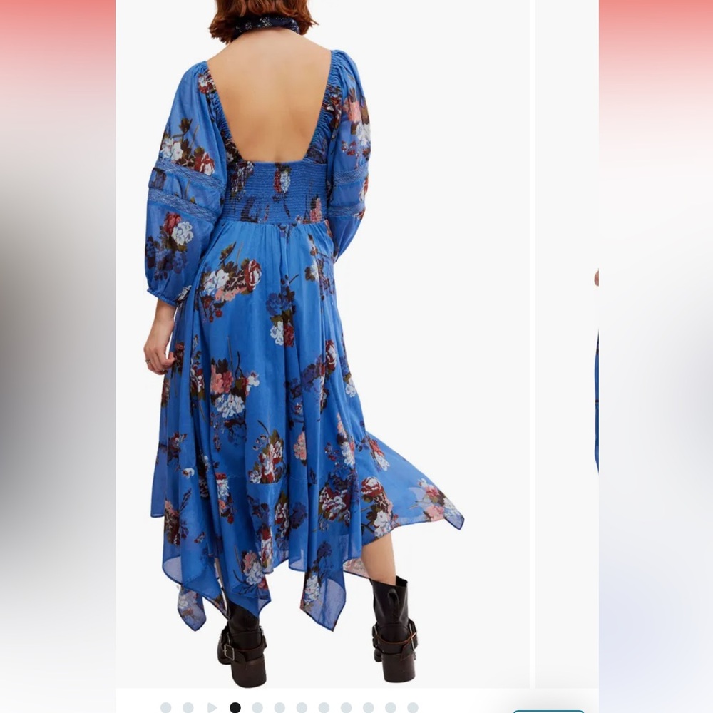NWT FREE PEOPLE Morning Glory Maxi Dress - Picture 11 of 13